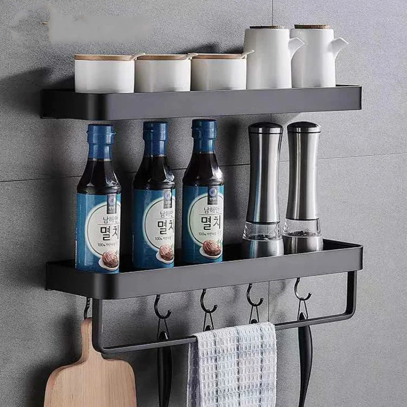 Shower Caddy Wall Mount Square Bathroom Shelf Organizer