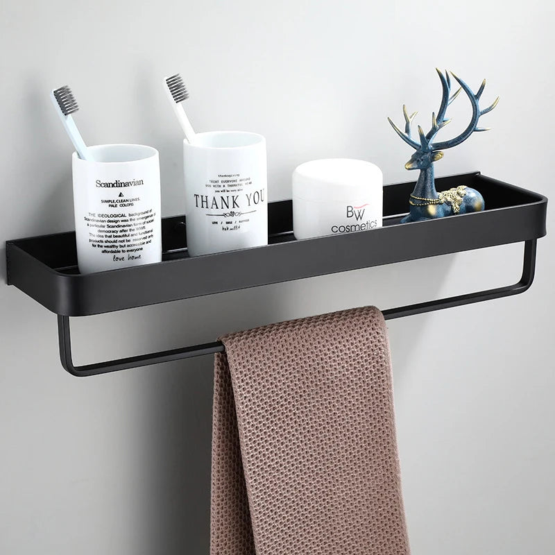 Shower Caddy Wall Mount Square Bathroom Shelf Organizer