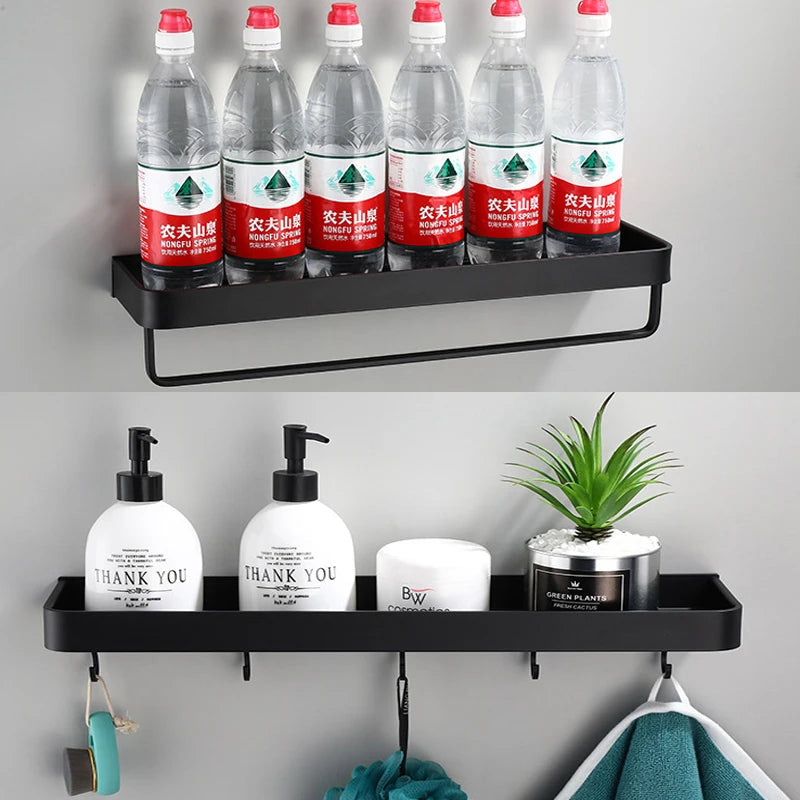 Shower Caddy Wall Mount Square Bathroom Shelf Organizer