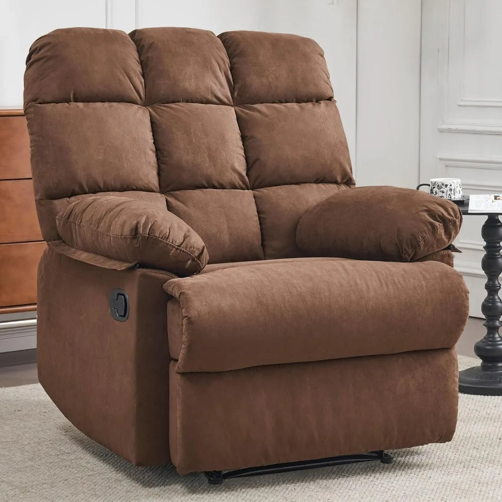 Fill in large manual adult rocking chairs and lounge chairs, soft cushioned living room lounge chairs and sofa chairs