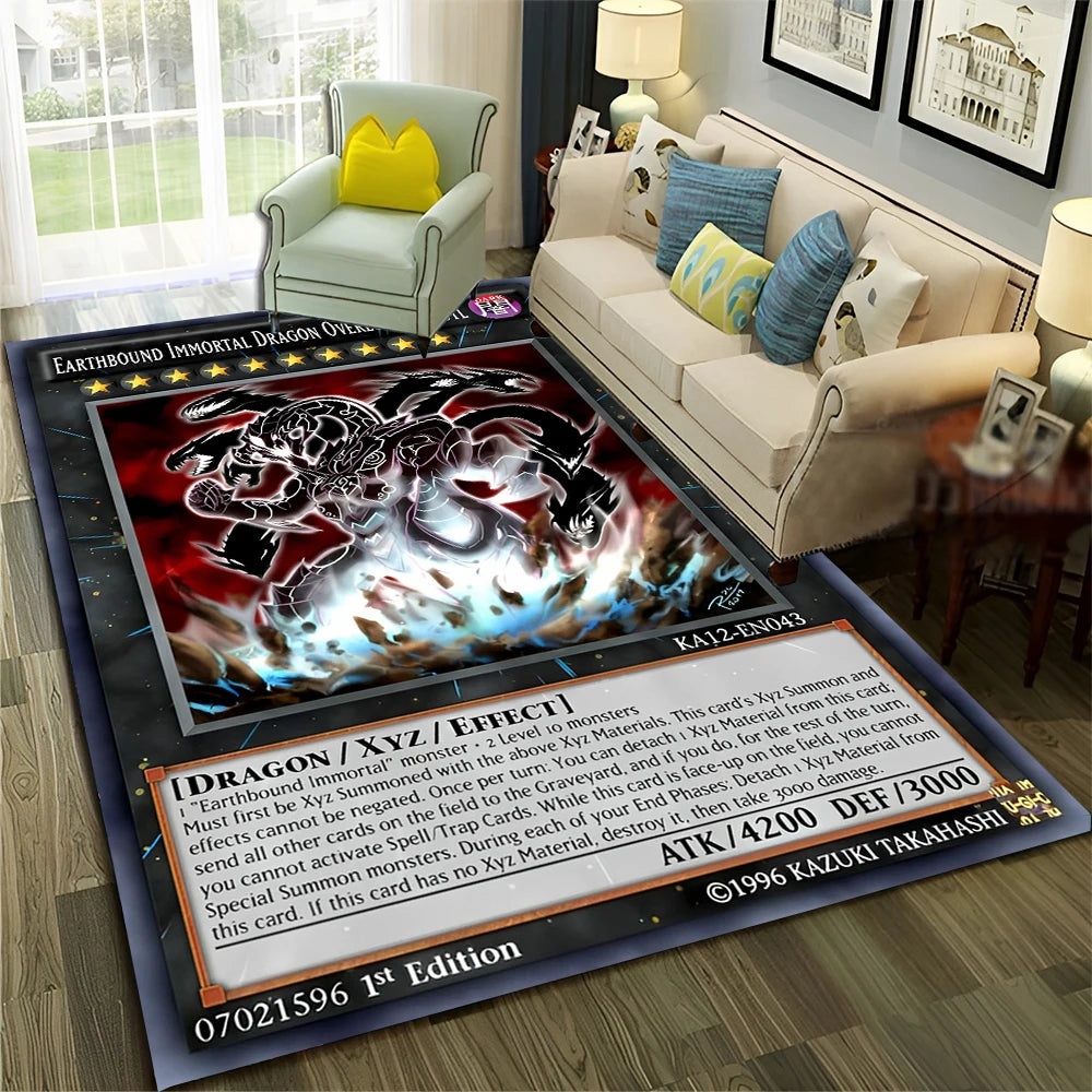 Yu-Gi-Oh MONSTER CARD Anime Cartoon Carpet Rug