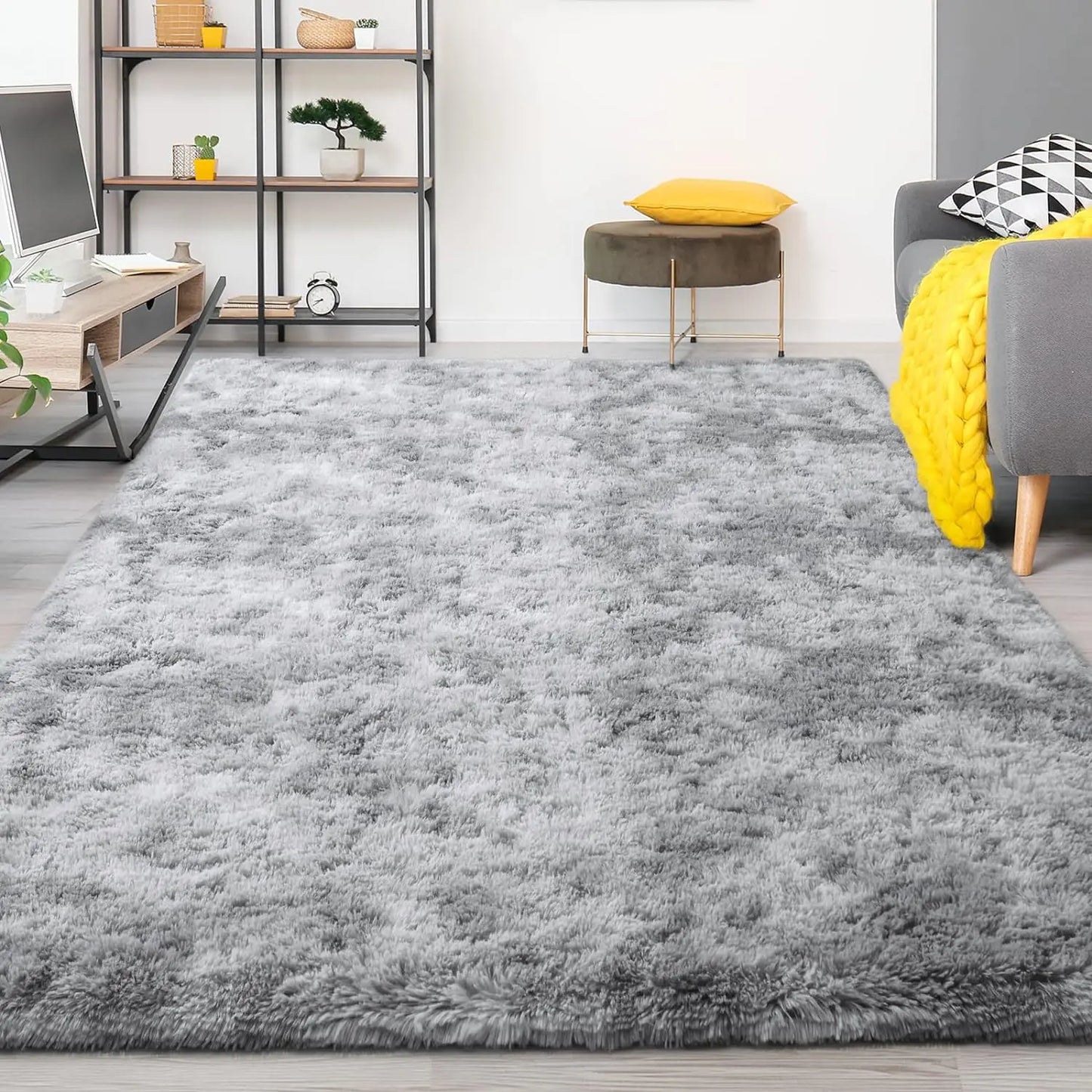 Noahas Fluffy Rugs for Bedroom Fuzzy Area Rugs for Living Room Soft Kids Carpet Non Slip Rugs for Hardwood Floors Room Decor