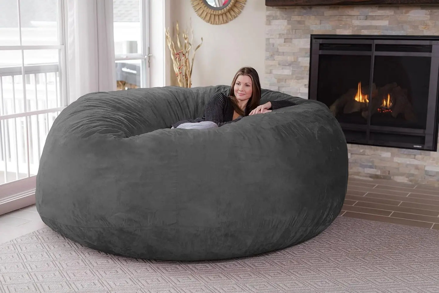 Cold bean bag chairs, available in a variety of colors， lazy sofa bed ， floor sofa ， bean bag